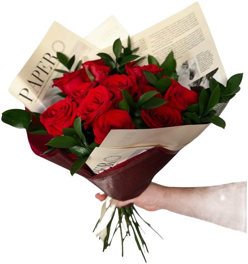 Buquê 12 rosas